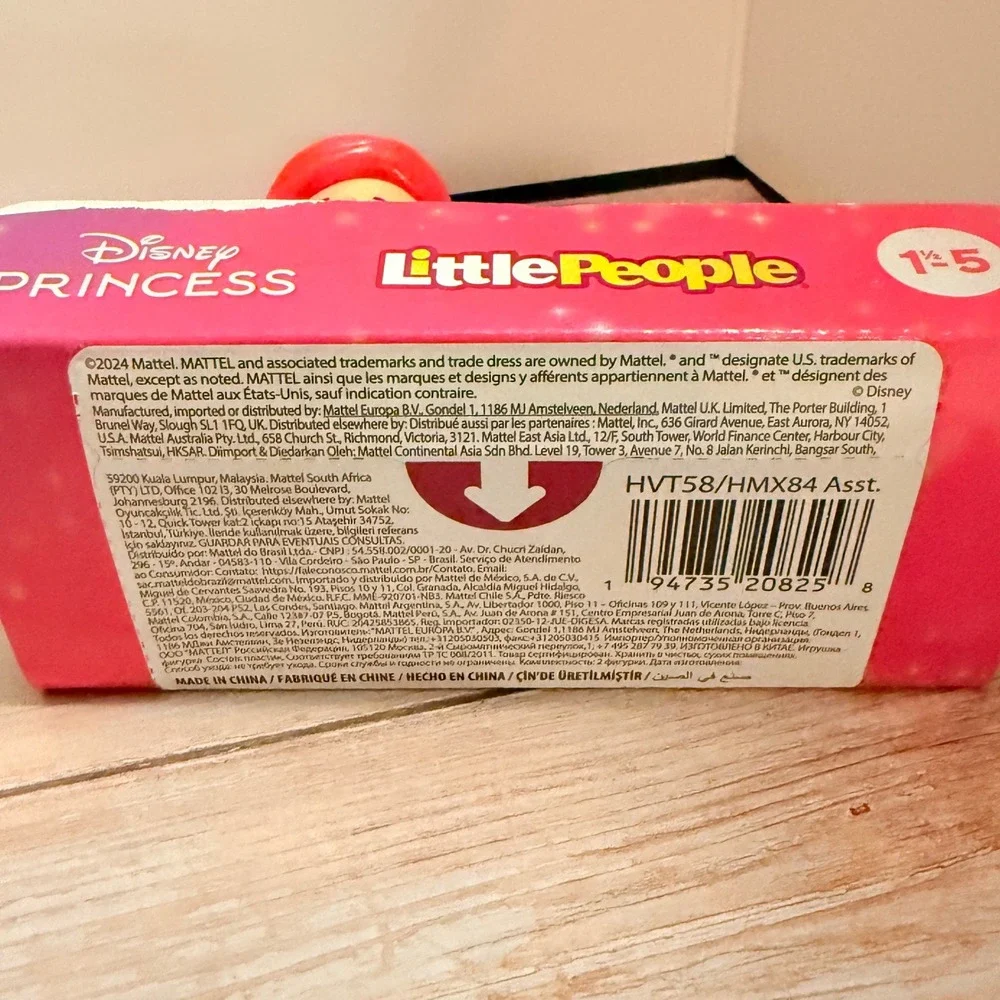 Fisher-Price Little People Disney‎ Princess Ariel Flounder Kids OS Multi New Box